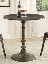 Oswego Bronze Round 30-inch Bistro Dining Table by Coaster at Eve Furniture