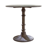 Oswego Bronze Round Bistro Dining Table