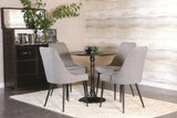 Oswego Bronze Round Bistro Dining Table