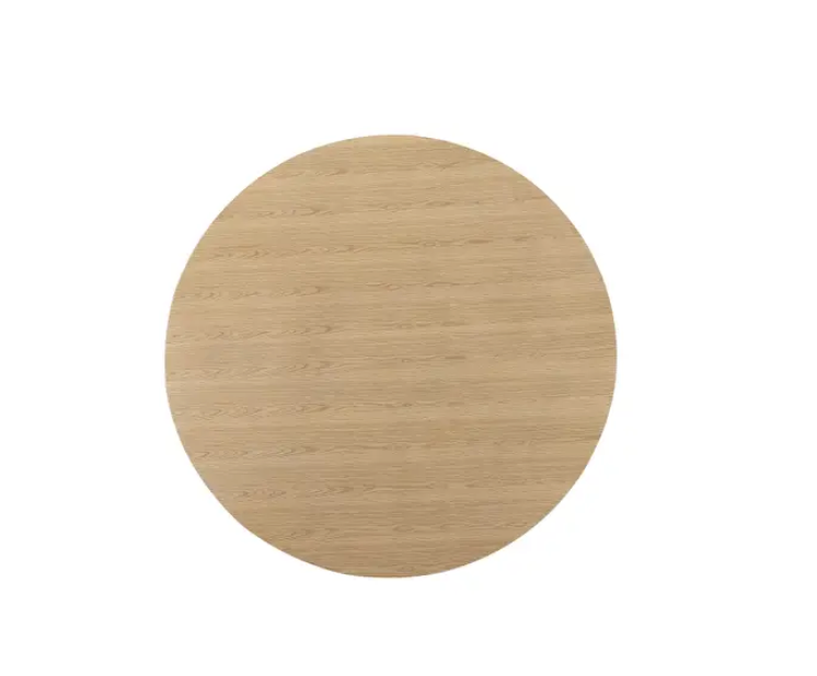 Otago 47In Round Dining Table Oak by Moe's Home at Eve Furniture