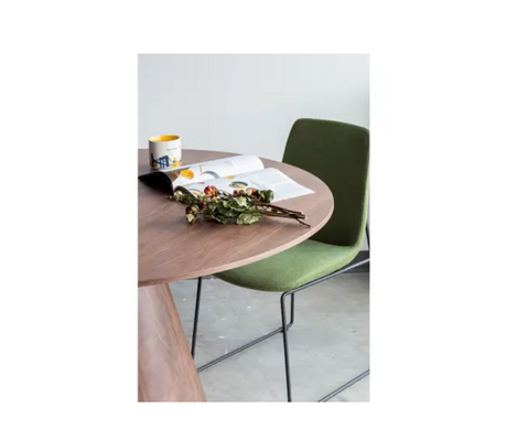 Otago Dining Table Round 47"- Walnut by Moe's Home at Eve Furniture
