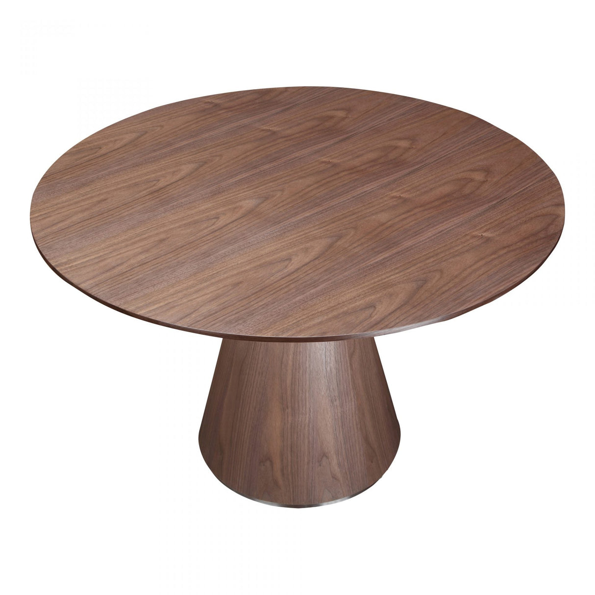 Otago Dining Table Round 47"- Walnut by Moe's Home at Eve Furniture