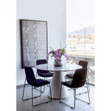Otago Dining Table Round 47"- White by Moe's Home at Eve Furniture