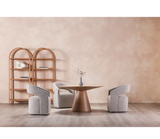 Otago Dining Table Round 54"- Oak by Moe's Home at Eve Furniture