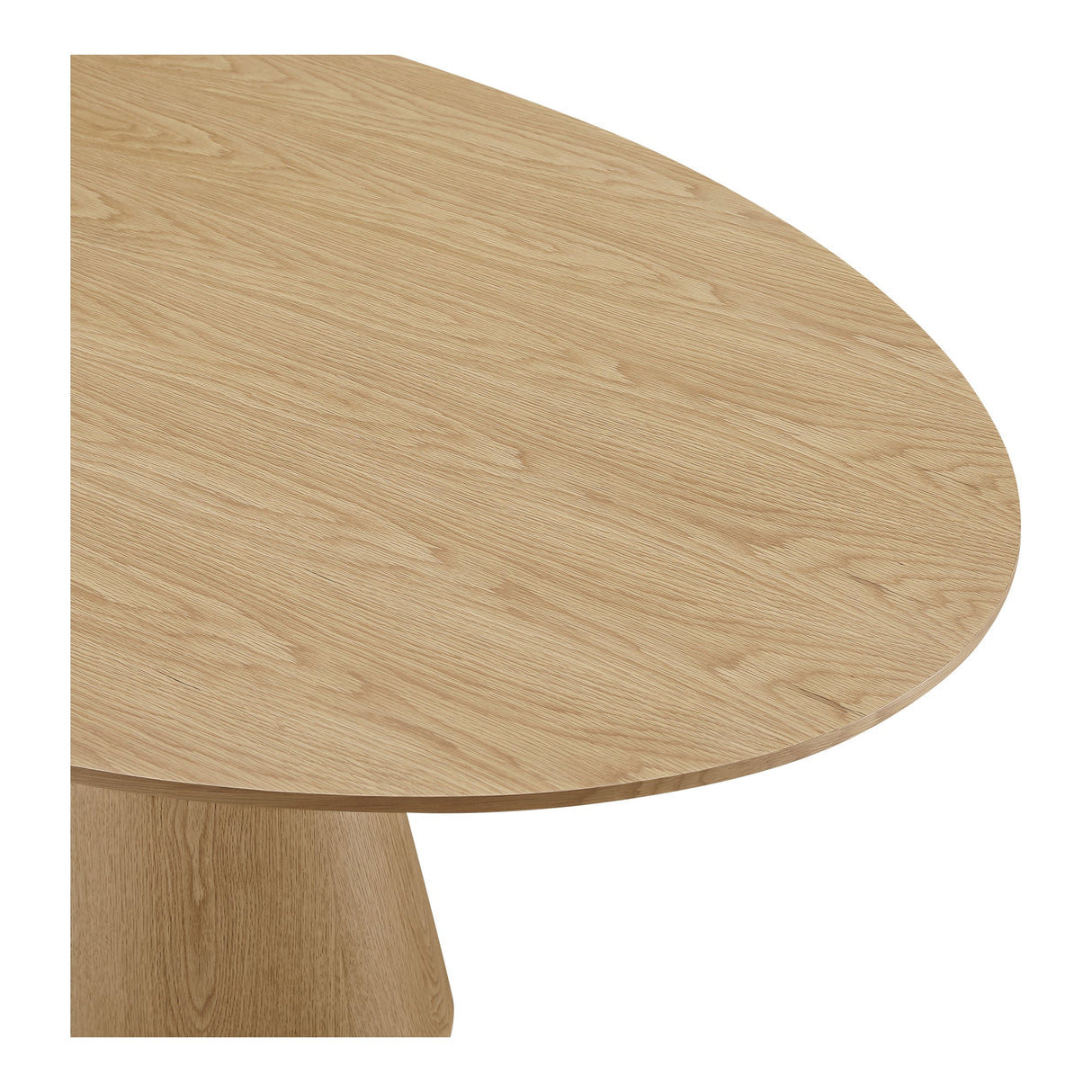 Otago Natural Oak Oval Dining Table by Moe's Home at Eve Furniture