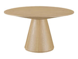 Otago Oak Round Dining Table by Moe's Home at Eve Furniture