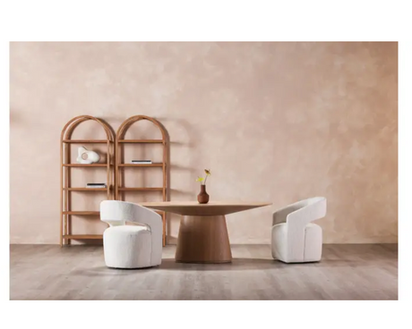 Otago Oval Dining Table - Oak by Moe's Home at Eve Furniture