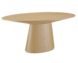 Otago Oval Dining Table - Oak by Moe's Home at Eve Furniture