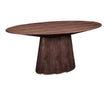 Otago Oval Dining Table - Walnut by Moe's Home at Eve Furniture