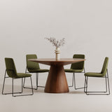 Otago Walnut 47In Round Dining Table by Moe's Home at Eve Furniture