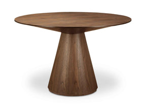 Otago Walnut 47In Round Dining Table