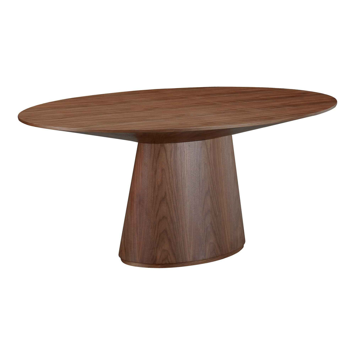 Otago Walnut Brown Oval Dining Table