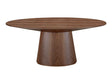 Otago Walnut Brown Oval Dining Table