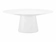 Otago White Oval Dining Table by MOES at Eve Furniture