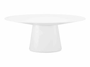 Otago White Oval Dining Table by MOES at Eve Furniture