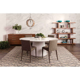 Otago White Oval Dining Table