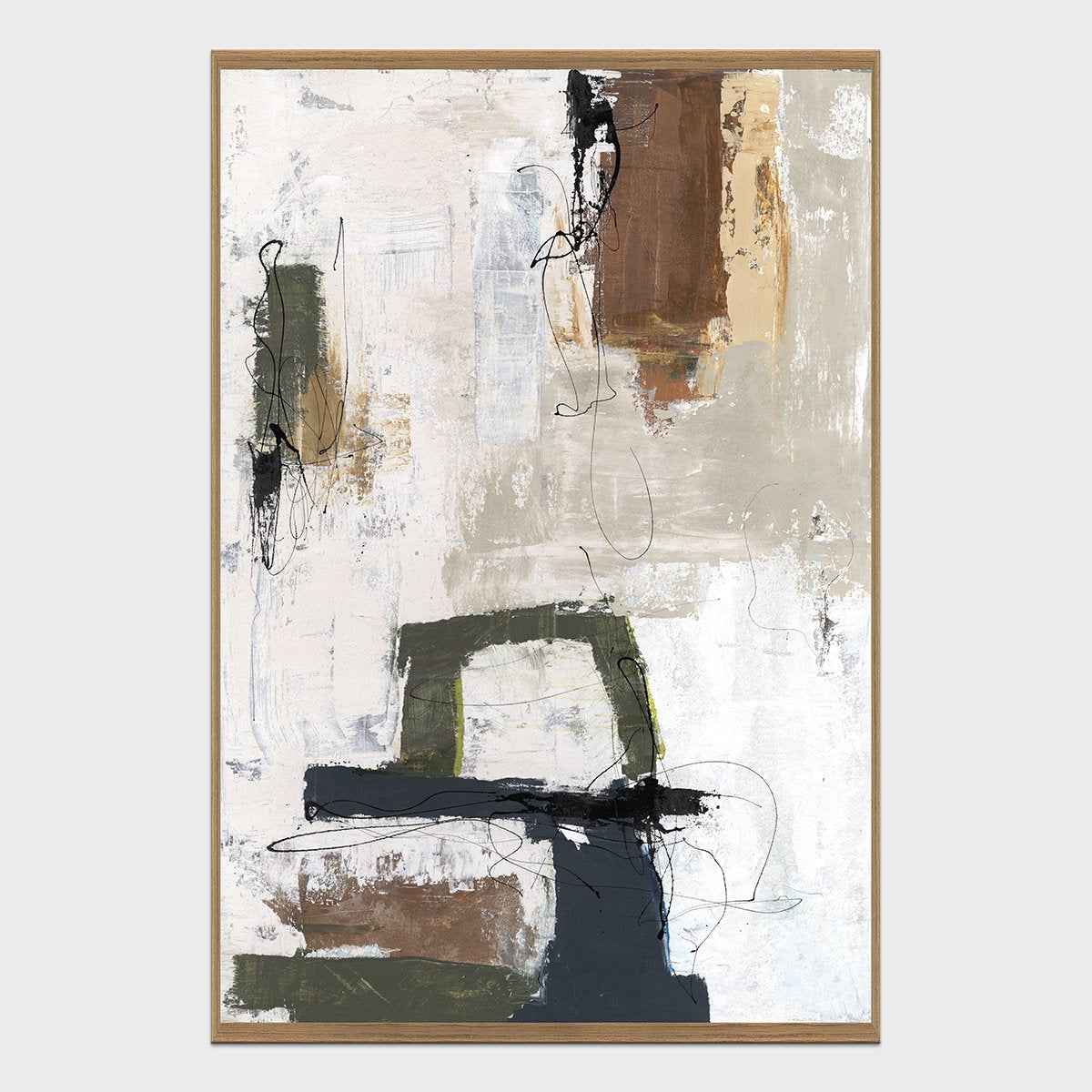 Otis Multicolor Painting Art by Buddy Whitlock by Classic Home at Eve Furniture
