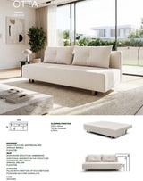 Otta Sofa Bed by ESF Furniture at Eve Furniture