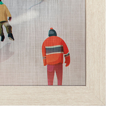 Ottawa Go Canada (L) by Mercana Studio a Hand Embellished Decograph Framed Art Print by Mercana at Eve Furniture