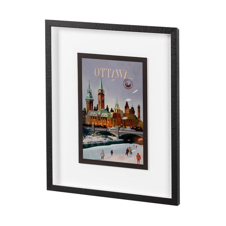 Ottawa Go Canada (M) by Mercana Studio a Framed Art Print Matted under Glass by Mercana at Eve Furniture