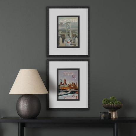 Ottawa Go Canada (M) by Mercana Studio a Framed Art Print Matted under Glass by Mercana at Eve Furniture