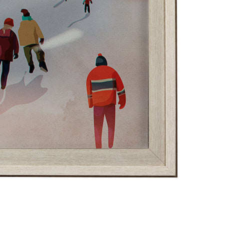 Ottawa Go Canada (XL) by Mercana Studio a Hand Embellished Decograph Framed Art Print under Glass by Mercana at Eve Furniture