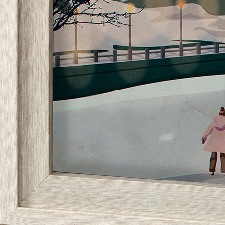 Ottawa Go Canada (XL) by Mercana Studio a Hand Embellished Decograph Framed Art Print under Glass by Mercana at Eve Furniture