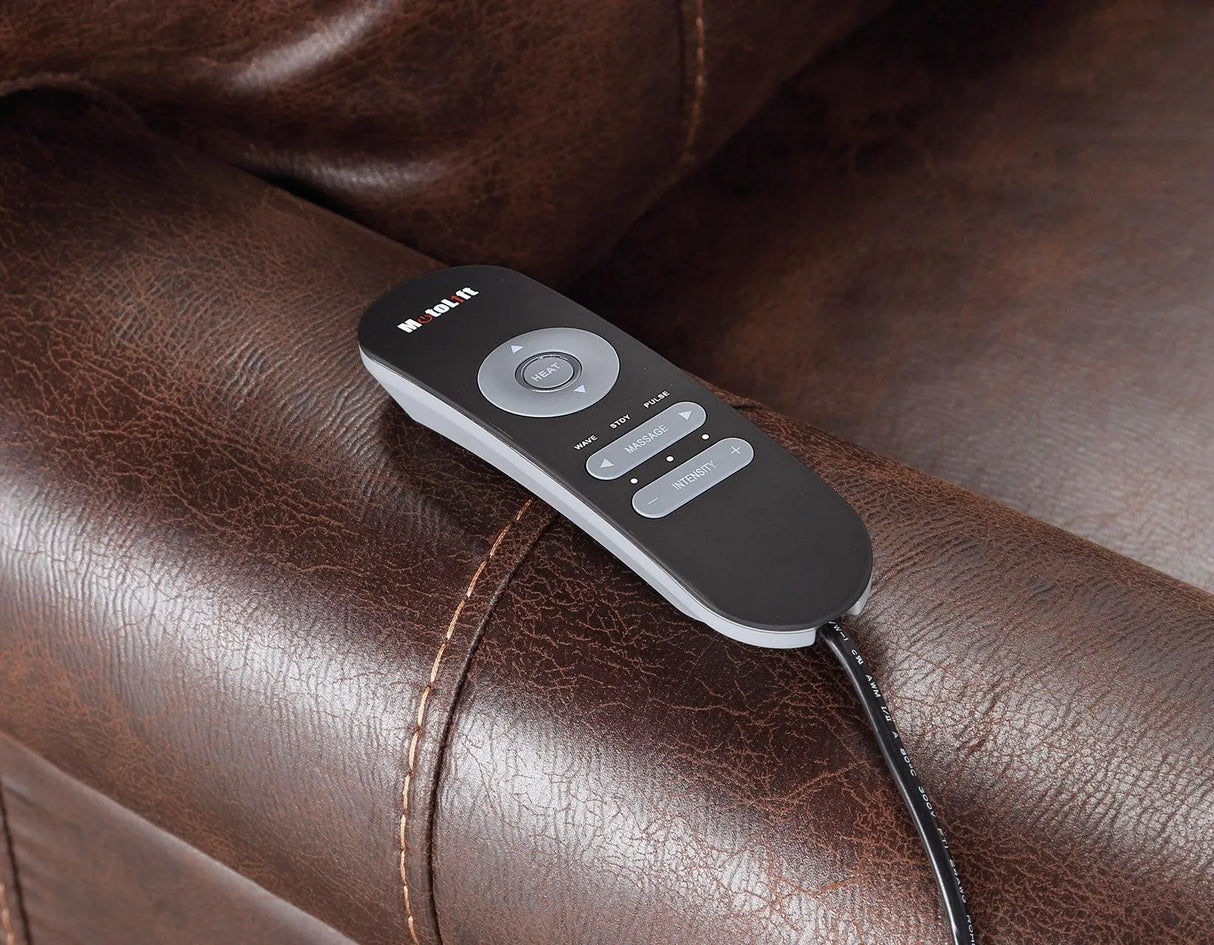 Ottawa Walnut Power Lift Chair with Heat and Massage by Steve Silver at Eve Furniture