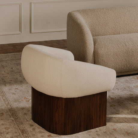 Otto Flecked Cream Accent Chair by MOES at Eve Furniture