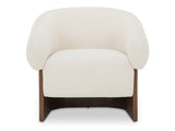 Otto Flecked Cream Accent Chair by MOES at Eve Furniture