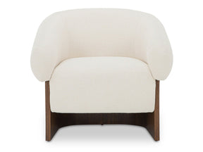 Otto Flecked Cream Accent Chair by MOES at Eve Furniture