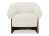 Otto Flecked Cream Accent Chair