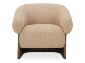 Otto Flecked Tan Accent Chair by MOES at Eve Furniture