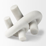 Otto Granite Resin Large Knot Sculpture Decorative Object by Mercana at Eve Furniture