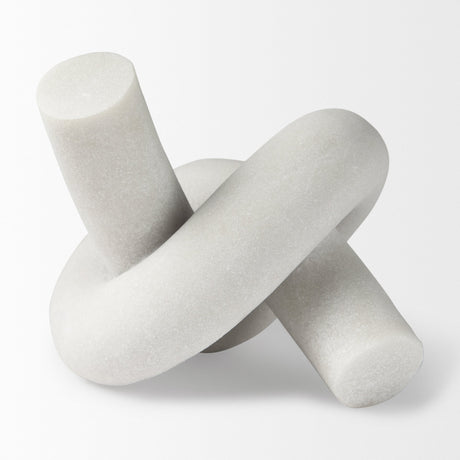 Otto Granite Resin Large Knot Sculpture Decorative Object by Mercana at Eve Furniture