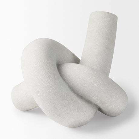Otto Granite Resin Large Knot Sculpture Decorative Object by Mercana at Eve Furniture