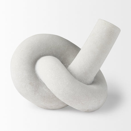 Otto Granite Resin Large Knot Sculpture Decorative Object by Mercana at Eve Furniture