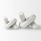 Otto Granite Resin Small Knot Sculpture Decorative Object by Mercana at Eve Furniture