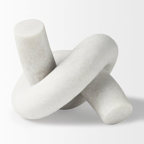 Otto Granite Resin Small Knot Sculpture Decorative Object by Mercana at Eve Furniture