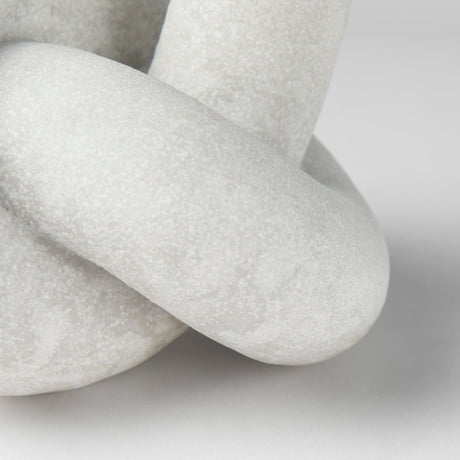 Otto Granite Resin Small Knot Sculpture Decorative Object by Mercana at Eve Furniture