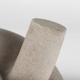 Otto Sandstone Resin Large Knot Sculpture Decorative Object by Mercana at Eve Furniture
