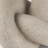 Otto Sandstone Resin Large Knot Sculpture Decorative Object by Mercana at Eve Furniture