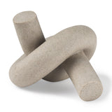 Otto Sandstone Resin Large Knot Sculpture Decorative Object by Mercana at Eve Furniture