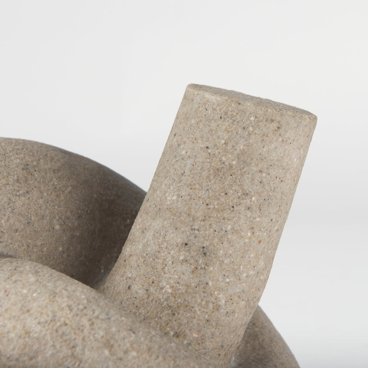Otto Sandstone Resin Small Knot Sculpture Decorative Object by Mercana at Eve Furniture