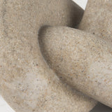 Otto Sandstone Resin Small Knot Sculpture Decorative Object by Mercana at Eve Furniture