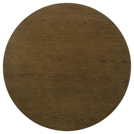 Ottowa Brown 3-Piece Round Wood Coffee Table Set by Coaster at Eve Furniture