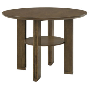 Ottowa Brown 47-inch Round Counter Height Dining Table by Coaster at Eve Furniture