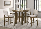 Ottowa Brown 47-inch Round Counter Height Dining Table by Coaster at Eve Furniture