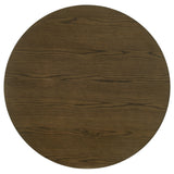 Ottowa Brown Round Wood Dining Table with Shelf by Coaster at Eve Furniture