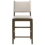 Ottowa Brown Upholstered Counter Height Side Chair, Set of 2 by Coaster at Eve Furniture